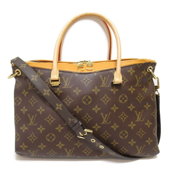 Pallas BB Monogram Canvas Shoulder Bag - Picture 1 of 7